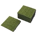 Ikea Outdoor Deck and Patio Interlocking Flooring Tiles (Grass)