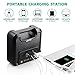 JASTEK 300W Portable Power Supply Uninterruptible 220Wh Backup Power Station Generator with 2 110V AC Outlets DC 12V 4 USB Ports for Home Camping Travel CPAP Emergency - (Pure Sine Wave, Black)