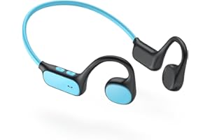 iClever Kids Bluetooth Headphones, Air Conduction Open Ear Headphones, Safe Volume 74&85dBA, 360° Bending Resistance Durable, 11.5H Playtime, Bluetooth 5.4 Kids Wireless Headphones for Travel/School