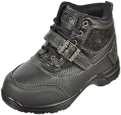 Mountain Gear Incline 4 Lil Kids Black Leather Boots (6 M US)