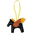 W.Sealet Leather Bag Charms for Women, Handmade Pony Keychain Charms for Handbag, Purse, Bogg Bag Accessories
