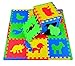 Joyin Toy 16 PCs Kids Puzzle Play Mat with Farm Animals, Safari Animals, Sea life, Dinosaur patterns