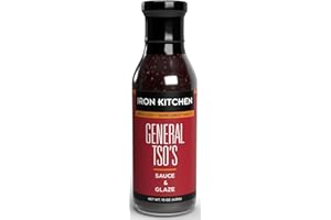 IRON CHEF General Tso's Sauce & Glaze, All Natural, Kosher, 15-Ounce Glass Bottles (Pack of 3)
