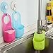 E'Plaza Convenient Sponge Holder Sink Holder Soap Dish Clean & Dry Soap Holder Kitchen Gadget Organizer (3 single)