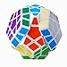 Megaminx 3x3x3 Speed Magic Cube Puzzles,12 Colors Dodecahedron ABS Ultra-Smooth Master Speed Twist Cube,Brain Teaser Toys & Gifts by YKL World (White)