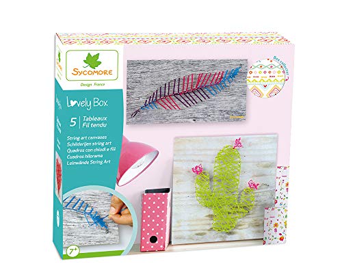 Sycomore - CRE5050 - Creative Hobbies - String Art Canvasses - Lovely Box