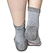 Ankle Sleeve in Charcoal by Light Step. One Size Fits All Giving Light to Medium Ankle Support. Wear with or Without Socks to Warm The Joint. Perfect Yoga Socks!