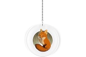 GOTHAM DECOR Happy Little Fox Fan/Light Pull
