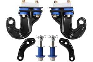 M134708L & M134708R Lower Hood Pivot Kit & Engine Hood Hinge Pivot Bolt Kit Replacement for Peterbilt 377 378 379 1304164 M13
