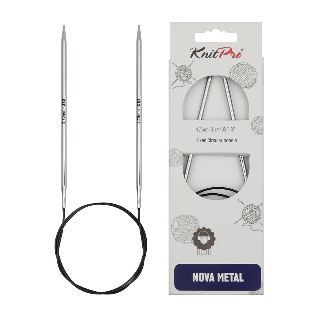KnitPro Nova Fixed Circular Needles 60" (150cm) | 3.75mm