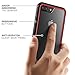 SUPCASE iPhone 7 Plus Case, iPhone 8 Plus Case, Unicorn Beetle Series Premium Hybrid Protective Frost Clear Case for Apple iPhone 7 Plus 2016 / iPhone 8 Plus 2017 (Red/Black)