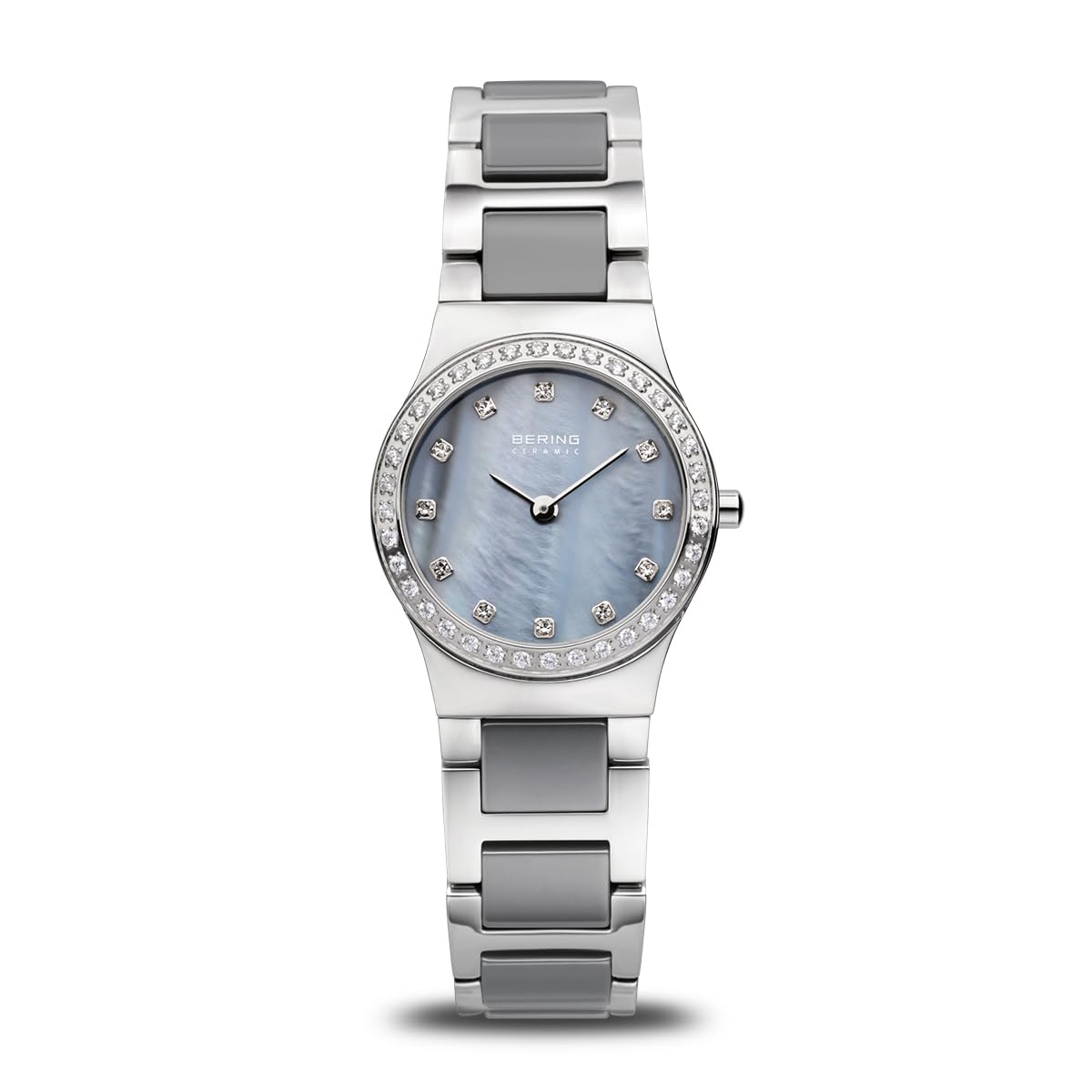 BERING Women Analog Quartz ceramic collection Watch with stainless steel/Ceramic Strap and Sapphire Crystal 32426-789