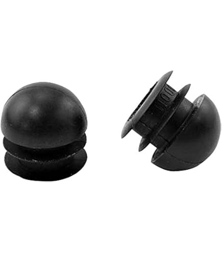 2 3/8 Inch Round Plastic Plug End Caps – For 10-14 Gauge Tubing, Chair Glides, Inserts
