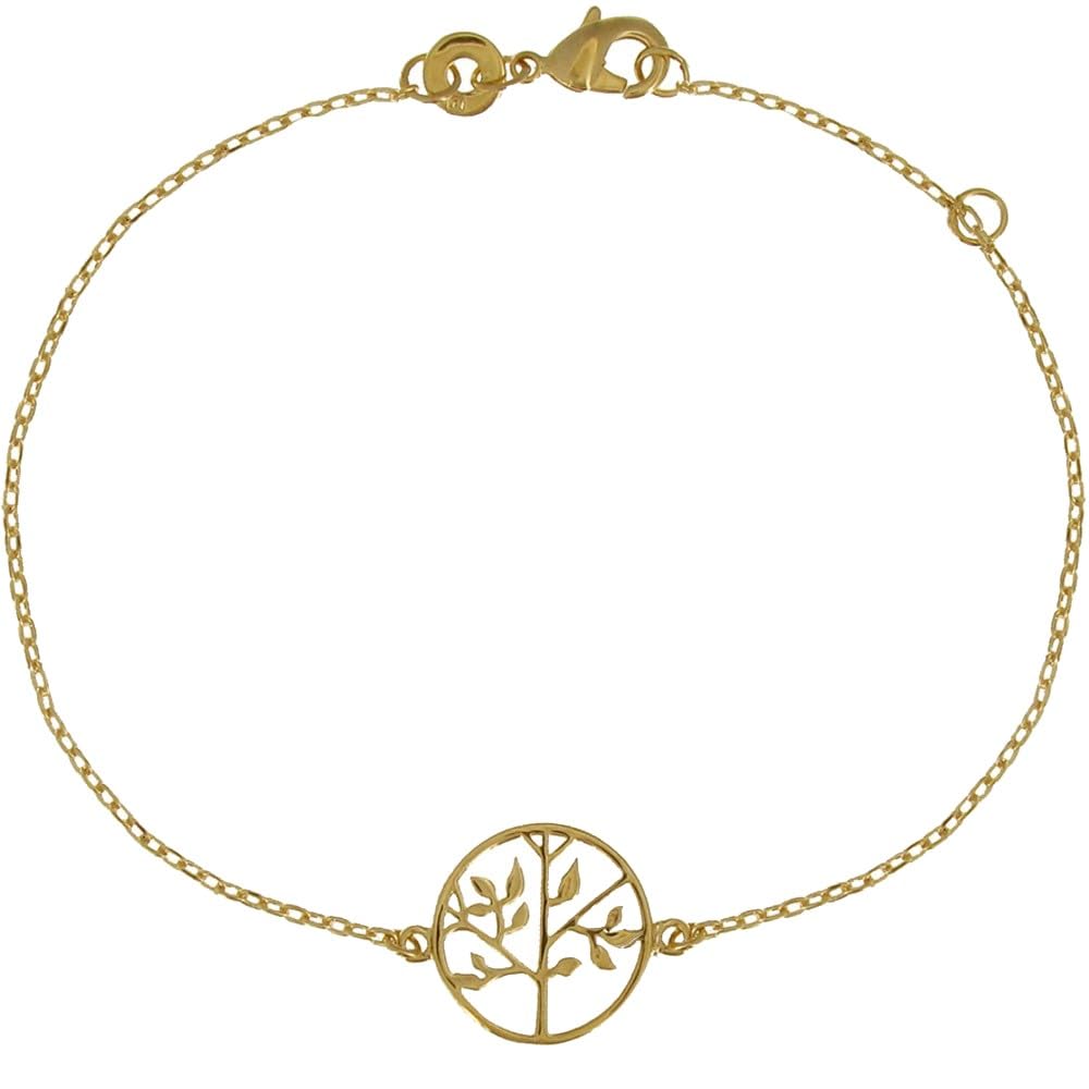 LES POULETTES BIJOUX - Bracelet Tree of Life Gold Plated