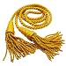 Huouo 6 Ft Gold Cord & 4 Inch Tassels for 3x5' Indoor or Parade Flag Pole Set Display Accessories