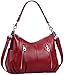 Heshe Women's Leather Shoulder Handbags Cross Body Bags Hobo Totes Top Handle Bag Satchel and Purse for Ladies