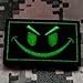 The Original Glow in The Dark Smiley Face PVC Rubber Morale Patch by NEO Tactical Gear