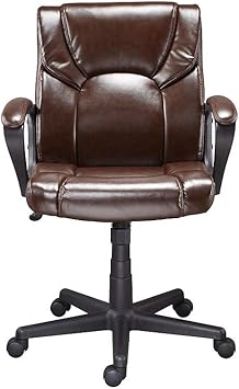 Amazon Com Staples 272093 Montessa Ii Luxura Managers Chair Brown Furniture Decor