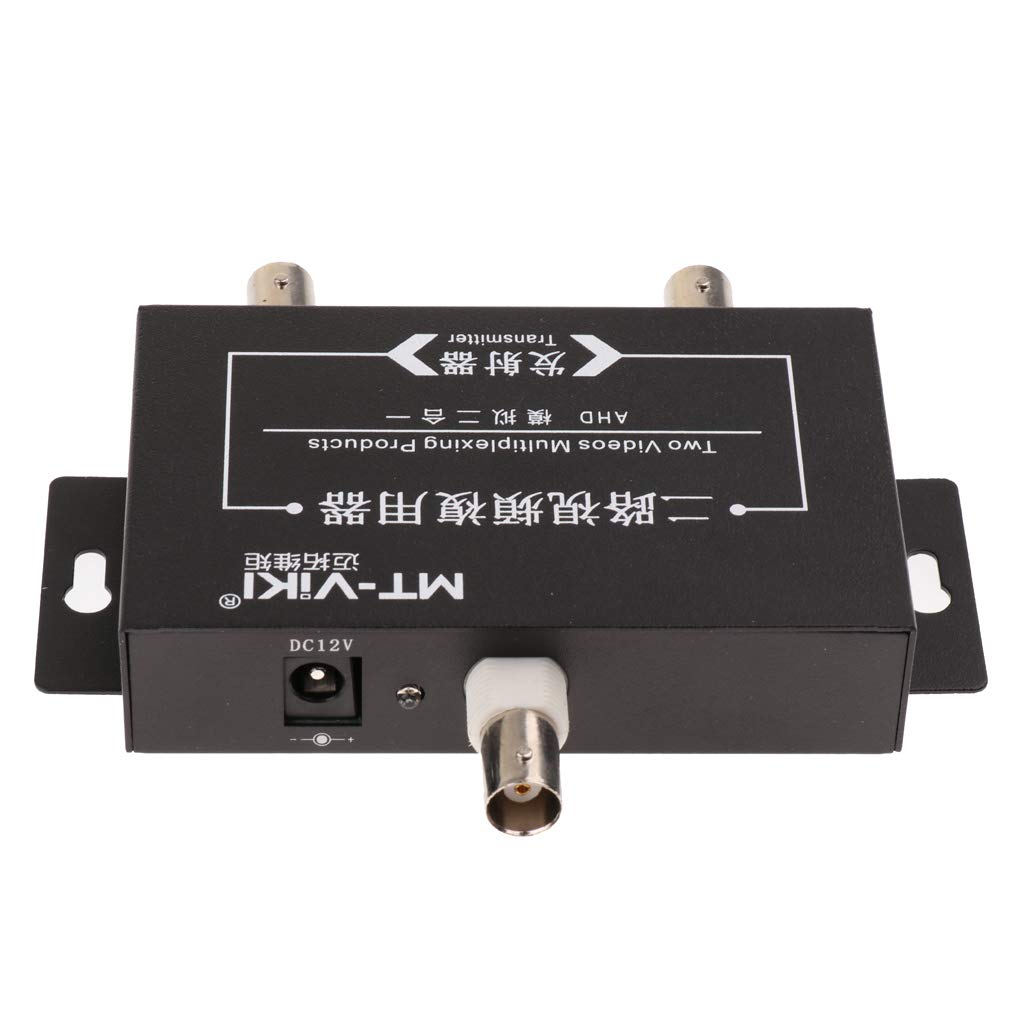 ... 2 Channel Video Signal Coaxial Multiplexer with Transmitter and Receiver to Connect 2 Cameras by 1 Cable for CCTV Security System: Home Audio & Theater