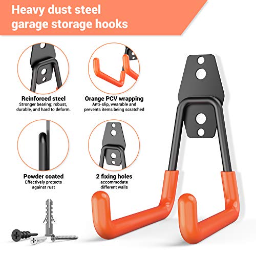 Heavy Duty Amazon Storage Hooks Crochet Mural Garage Hooks Heavy