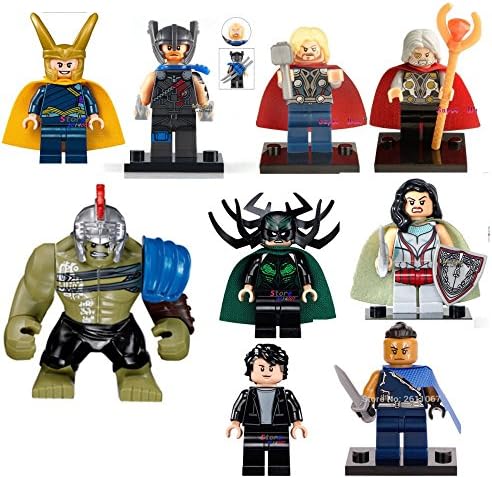 Superhero Minifigures Set of 9 Thor Ragnarok Minifigures Action Toys Ragnarok