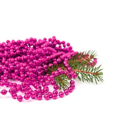 Christmas Xmas Metallic Bead Garland 8m x 8mm Selection Shiny Tree