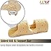 Luniquz Finger Splint Brace to Immobilize Trigger Mallet Finger Knuckle for Index, Middle, Ring Finger, L/Beige
