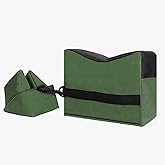 CAJOAUIS 900D Oxford Outdoor Shooting Rest Bags Front & Rear Shooting Bags SandBag Stand Holders for Shooting Hunting Target- Unfilled-Green