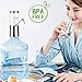 New Water Pump for 5 Gallon Bottle Water Dispensers, Electric Drinking Water Pump with Rechargeable, Portable Automatic Water Bottle Pump for Camping Kitchen Home Office - White