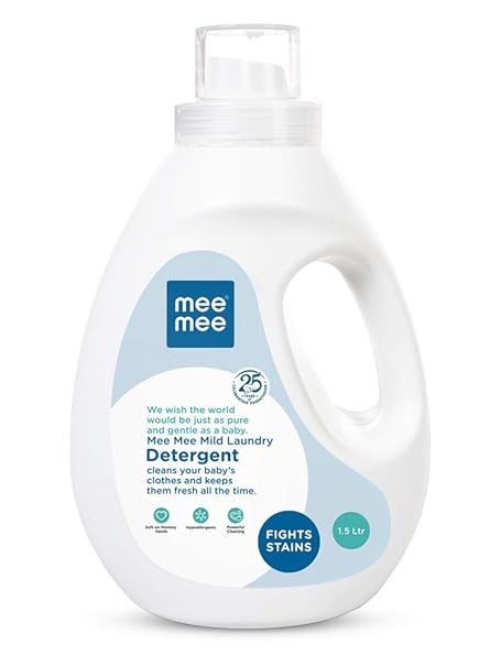 Mee Mee Mild Baby Liquid Laundry Detergent (1.5 L - Bottle)