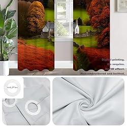 Batmerry Fall Valleys Landscape Blackout Curtains