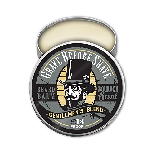 GRAVE BEFORE SHAVE Gentlemen's Blend Beard Balm (Bourbon Scent)