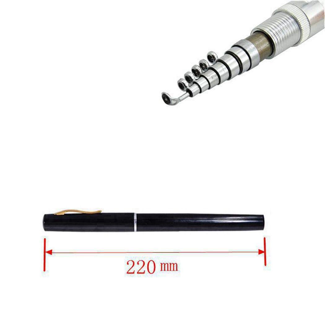 Pinsparkle Practical Portable Retractable Spinning Fishing Rod Outdoor Fishing Tool Rod & Reel Combos