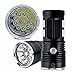 Hotkey 8000LM SKYRAY 10 x CREE XM-L T6 LED Flashlight Torch Powered By 4 x 18650 Hunting Lamp Perfect for Home and Outdoor