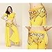 Wuchieal Women's Sweet Bellydance Hip Scarf with Gold Coins Skirts Wrap Noisy Yellow