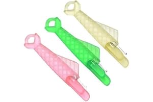 TYPOGROVE Fish Mouth Sewing Machine Needle Threader, Automatic Sewing Needle Threader, Fish Type Needle Threader, Quick Sewing Machine Loop Easy Selfthread Needle Threaders Sewing Tools