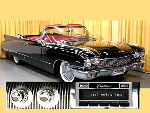 Custom Autosound Stereo Compatible with 1958-1960 Cadillac, USA-630 II High Power 300 watt AM FM Car Stereo/Radio