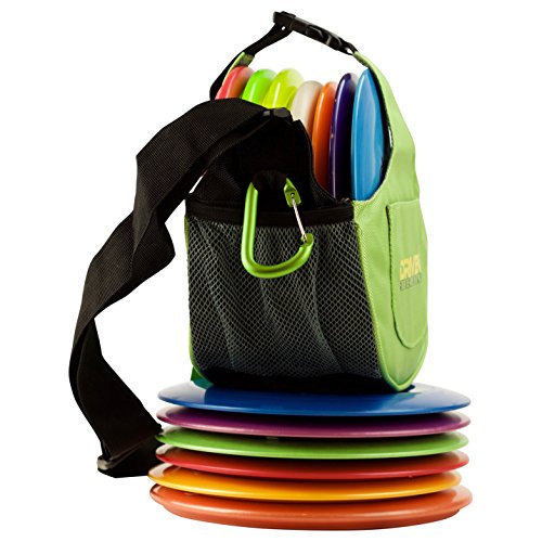 Driven Disc Golf Set - 3 Disc Starter Kit + Kiwi Green Slingshot Bag - Perfect for Beginners - Includes Innova Driver, Midrange, and Putter + FREE Mini Disc and 100% Satisfaction Guarantee - Thumbnail 2