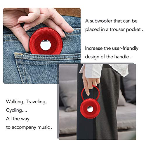 Bluetooth Wireless Waterproof Shower Outdoor Sport Speaker with 5W Driver, Suction Cup, Built-in Mic, Hands-Free Speakerphone