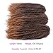 2 Tone Marley Braiding Hair Afro Mixed Colour Maley Hair Kinky Twist Crochet Synthetic Hair Extension for Black Women 3 Packs 18 Inchs(T1B/27#)