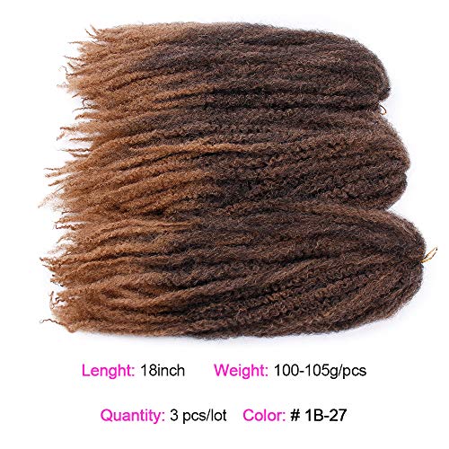 2 Tone Marley Braiding Hair Afro Mixed Colour Maley Hair Kinky