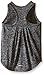 adidas Little Girls' Active Tank Tops, Dark Gray, 6