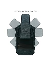 MIUFLY 1296P HD cámara de cuerpo de policía para hacer cumplir la ley con pantalla de 2 pulgadas, visión nocturna, memoria integrada y GPS