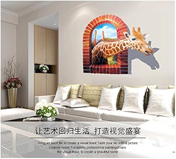 Giraffe 3d Collins Elimina La Eliminacion De La Elegante Sala De