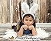 Kids Easter basket Bunny Rabbit Ears Cosplay Headband Children's Adult Quality Hair Band Plush Soft Fuzzy Furry White