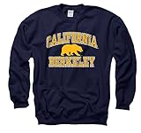 Cal Golden Bears Adult Arch & Logo Gameday Crewneck Sweatshirt - Navy ,