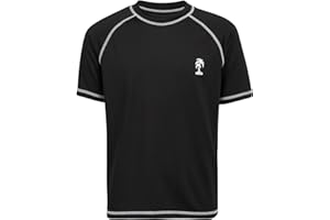 iXtreme Boys Rash Guard Short Sleeve Swim Shirt - UPF50+ Sun Protection Quick Dry Swim Top Rash Guard for Infant/Toddler Boys