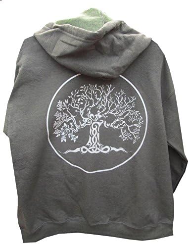 Tree of Life Zip up Hooded Sweatshirt -Teen/Adult size small
