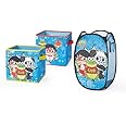 Ryan’s World Collapsible Pop Up Hamper and 2-Pack Storage Cubes