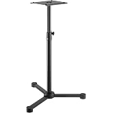 K&amp;M 26720.022.55 Adjustable Monitor Speaker Stand - Black